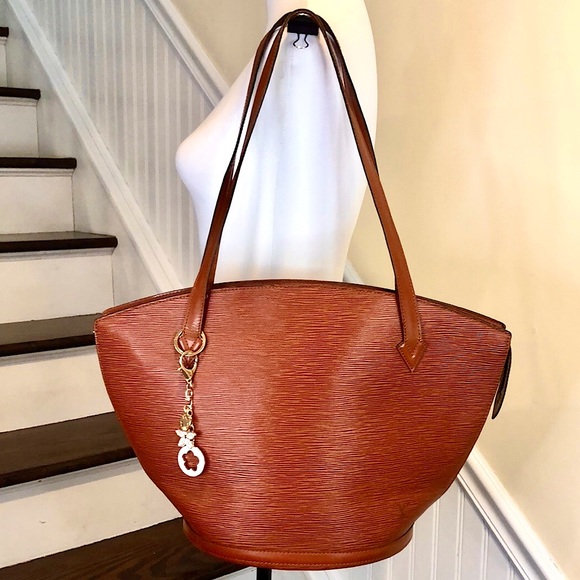 Vintage LOUIS VUITTON St Jacques Kenyan Fawn Epi Leather Tote Shoulder Bag GM - Picture 1 of 17